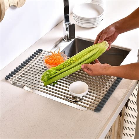 Temu kitchen drain rack. Things To Know About Temu kitchen drain rack. 